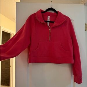 Lululemon Scuba Half Zip Crop